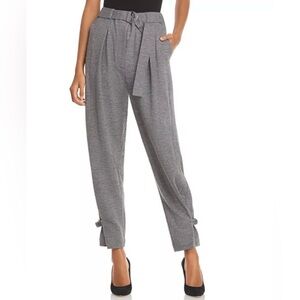 3.1 Phillip Lim Cinched Trouser Wool Ankle Pants in Grey, Size 4, NEW w/Tag